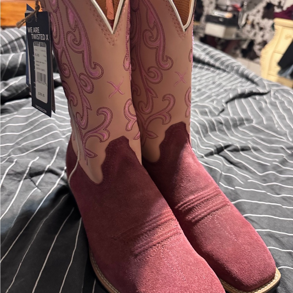 Twisted X Women's Pink Western Boots